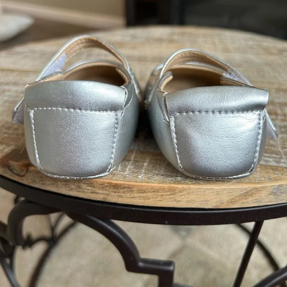 Brand new Silver Dress Shoes- Baby Girl - Picture 6 of 9